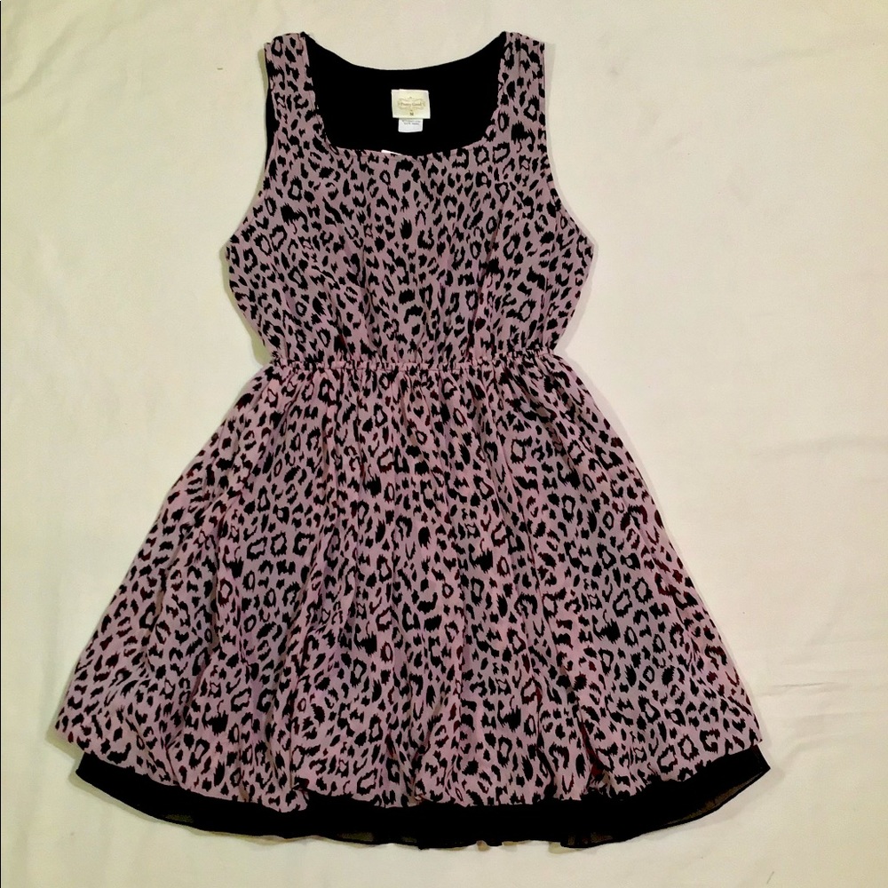 Animal Print Chiffon Dress